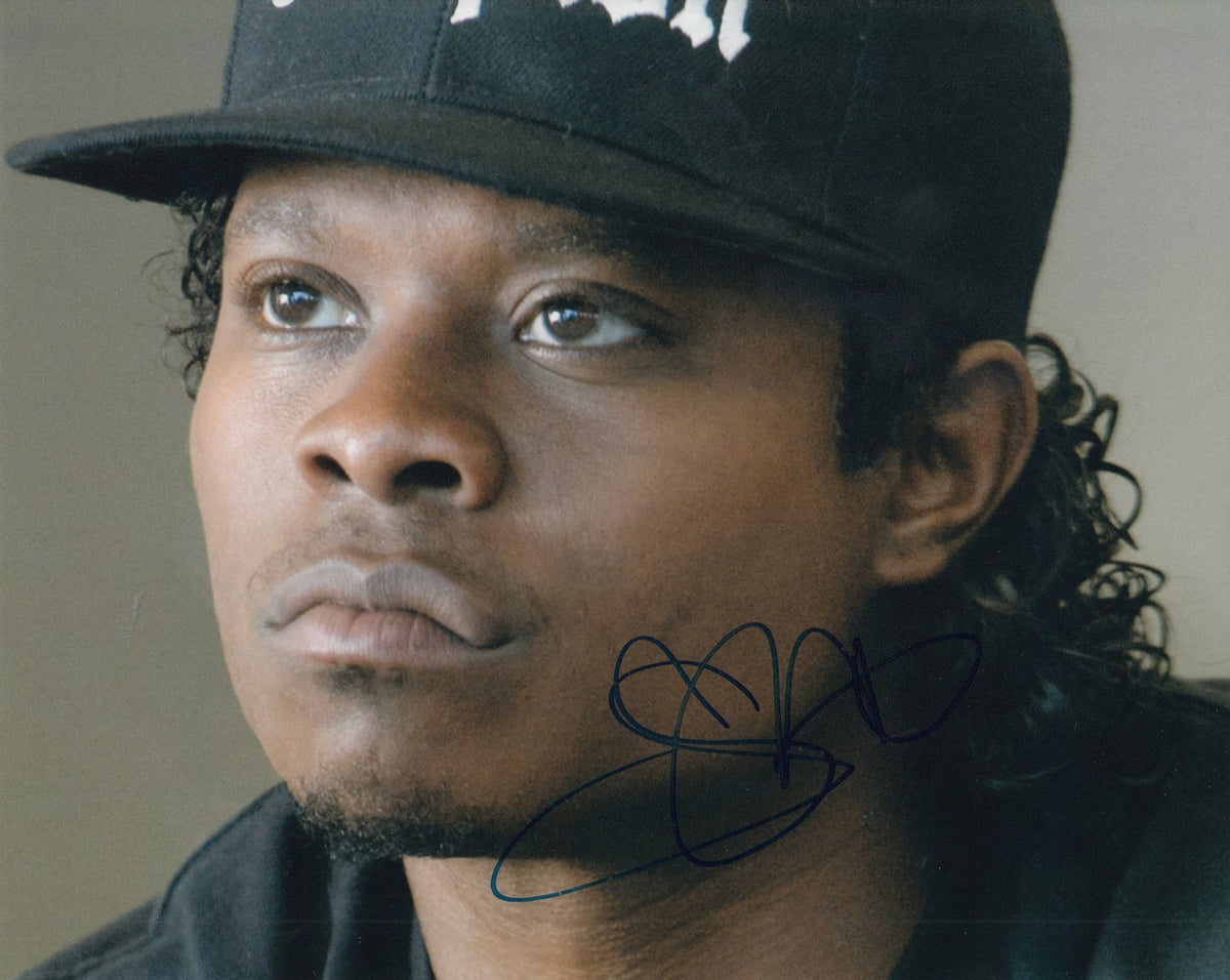 JASON MITCHELL signed (STRAIGHT OUTTA COMPTON) EASY-E 8X10 photo W/COA NWA #1