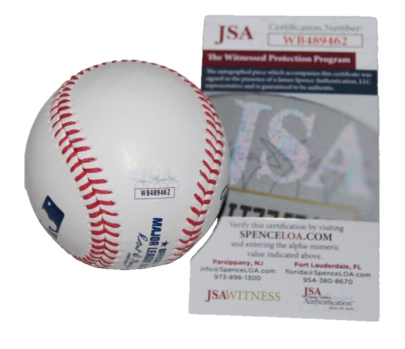 SAMMY SOSA signed (CHICAGO CUBS) 98 MVP Major League OML baseball JSA WB489462