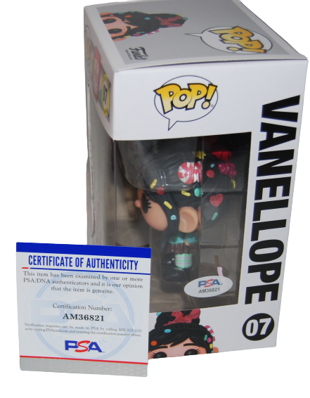 SARAH SILVERMAN signed (RALPH BREAKS THE INTERNET) #07 Funko Pop PSA/DNA AM36821