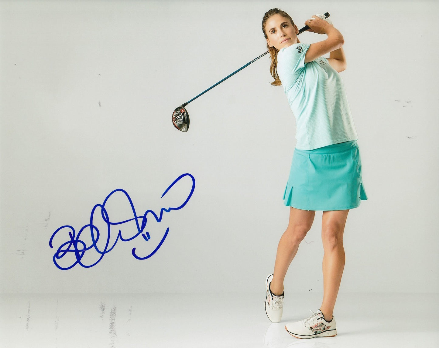 BELEN MOZO signed *LPGA* WOMEN'S GOLF 8X10 photo W/COA SPAIN USC TROJANS #1