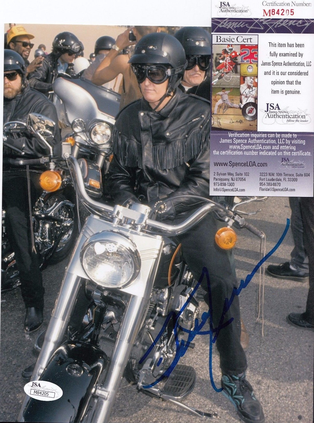 Bruce Jenner autographed Olympian 8x10 Photo JSA authenticated M84205 Caitlyn