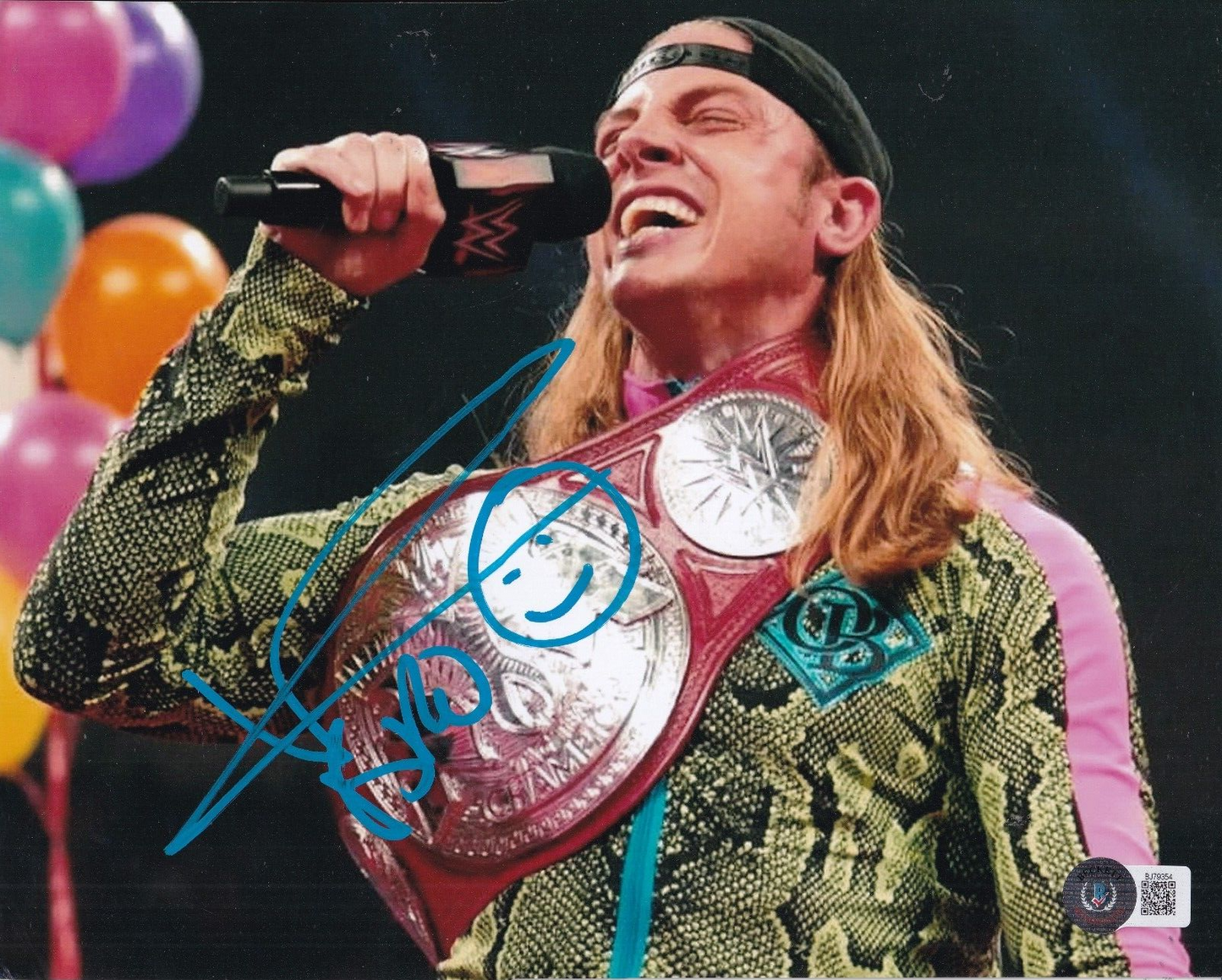 MATT RIDDLE signed (WWE) WRESTLING RAW 8X10 photo BECKETT BAS BJ79354