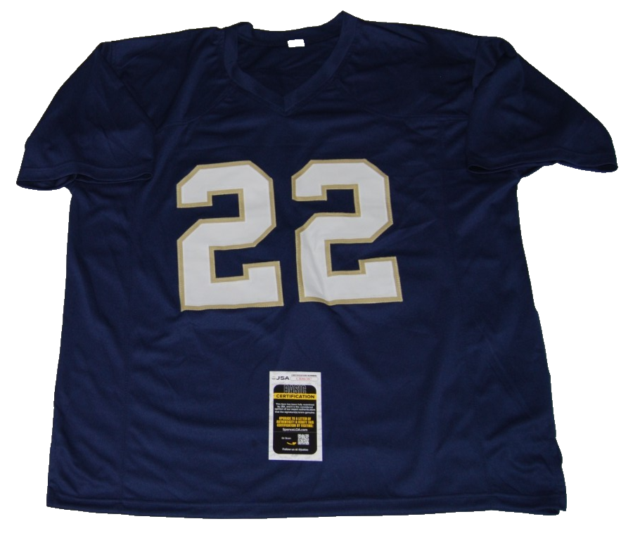 ANEYAS WILLIAMS signed (NOTRE DAME FIGHTING IRISH) football jersey JSA CR86387