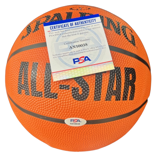 COLBY JONES signed (SACRAMENTO KINGS) Spalding NBA basketball PSA/DNA AN10038
