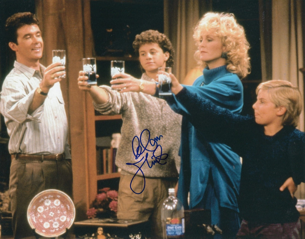 ALAN THICKE signed *FAMILY TIES* DR JASON SEAVER (CAST) 8X10 photograph W/COA #2