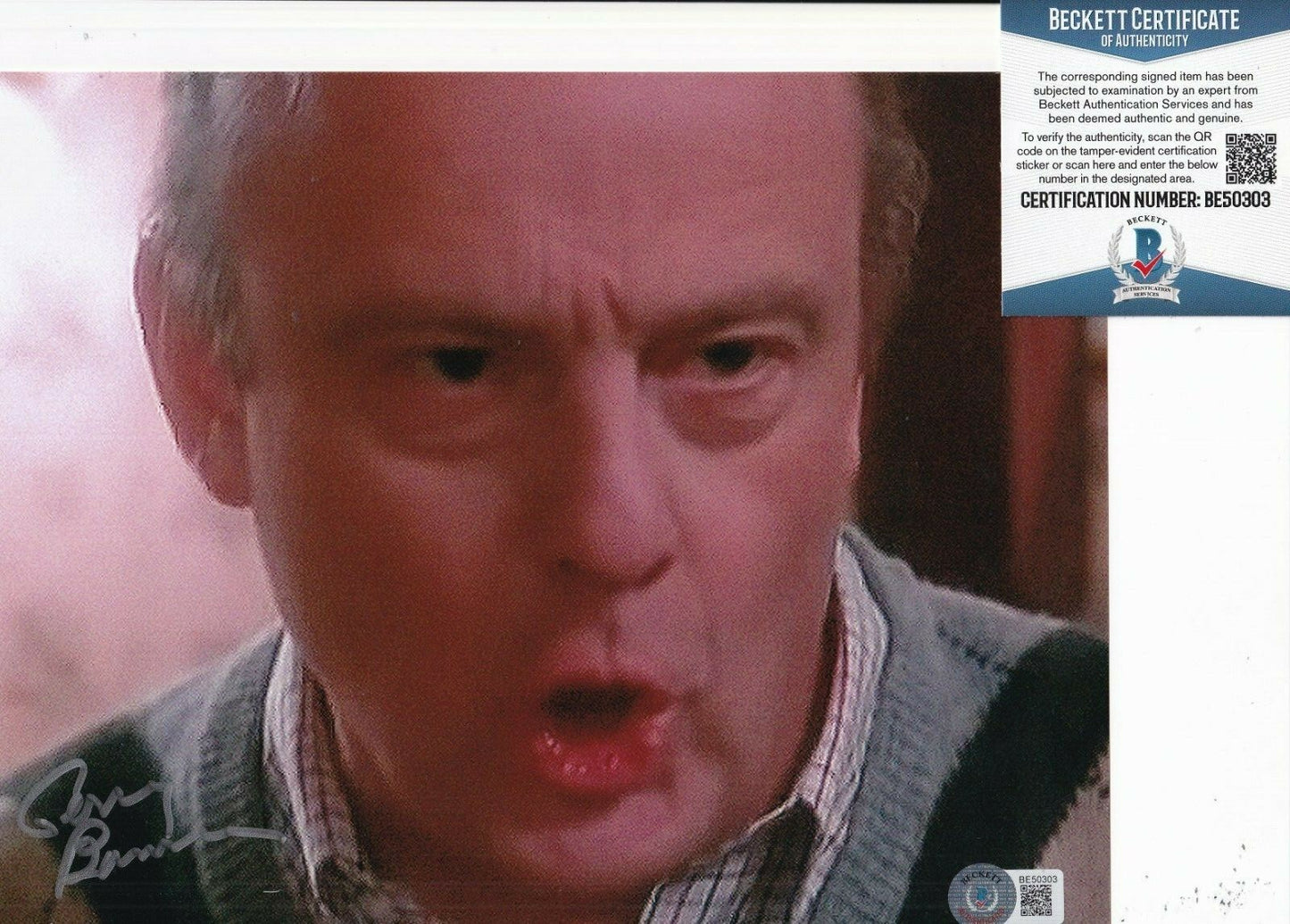 GERRY BAMMAN signed (HOME ALONE) Movie Uncle Frank 8X10 photo BECKETT BE50303