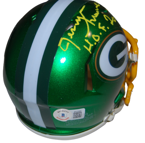 JERRY KRAMER signed (GREEN BAY PACKERS) mini football helmet BECKETT BAS BH15394