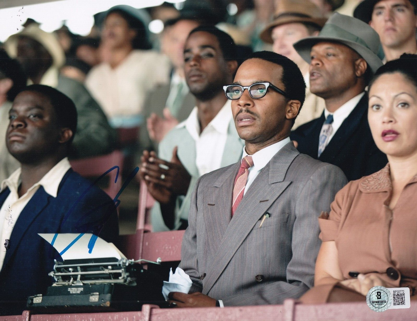 ANDRE HOLLAND signed (42) Movie Wendell Smith 8X10 photo BECKETT BAS BP30772