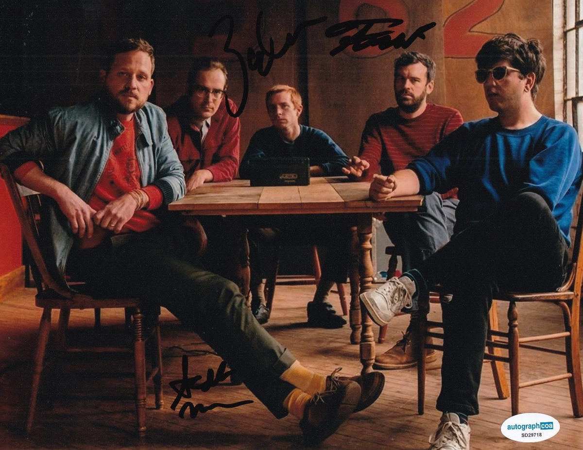 DR. DOG group signed Music 8X10 photo SCOTT MCMICKEN ZACH MILLER ACOA SD29718