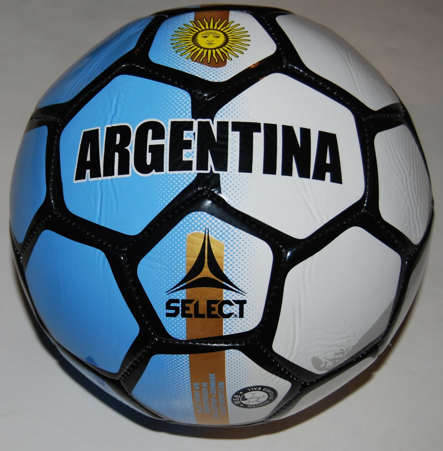 NICO GAITAN signed (ARGENTINA) Full Size 5 logo soccer ball *FIRE* PROOF W/COA B