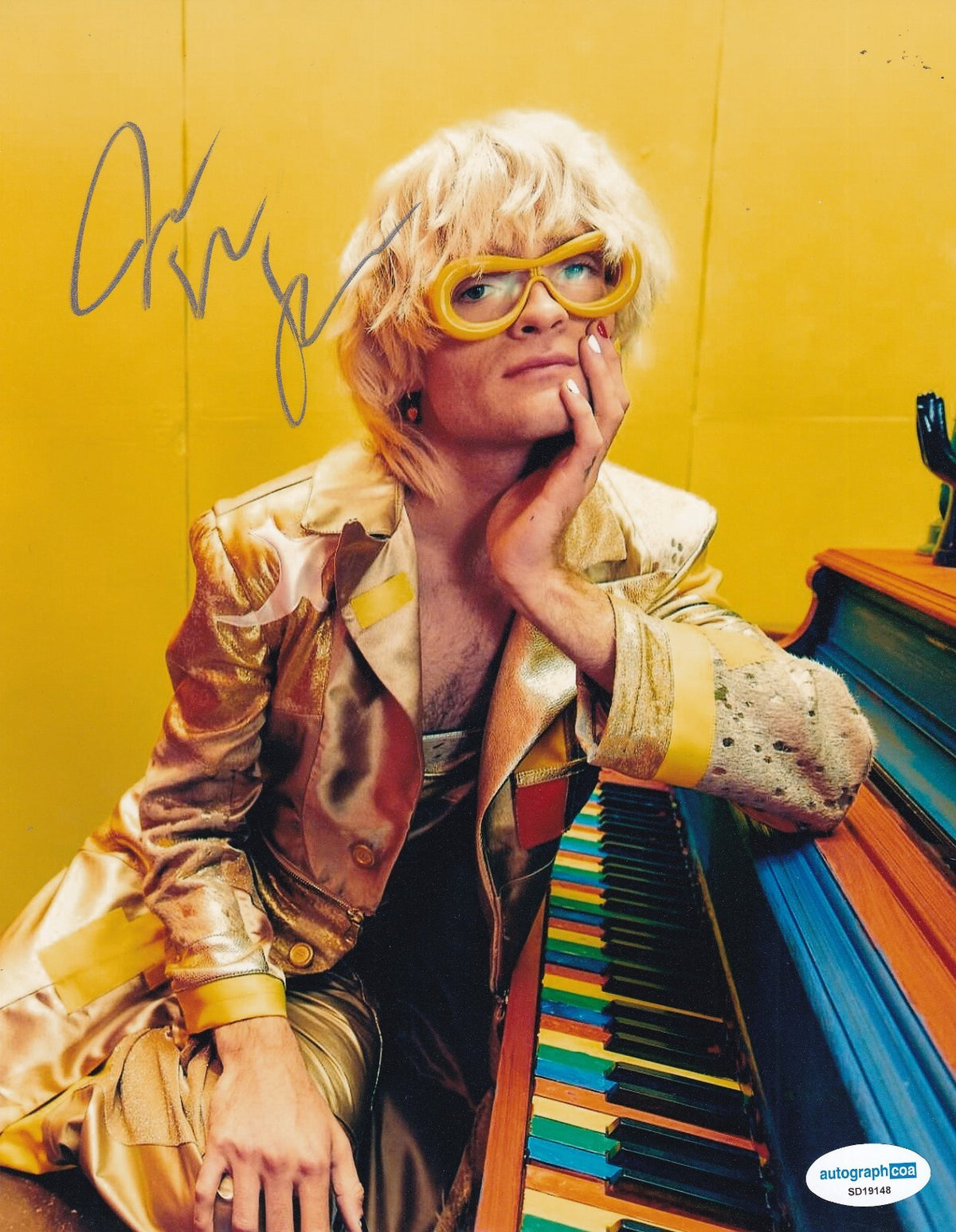 JAKE WESLEY ROGERS signed (LOSER) Pluto Music singer 8X10 photo ACOA SD19148