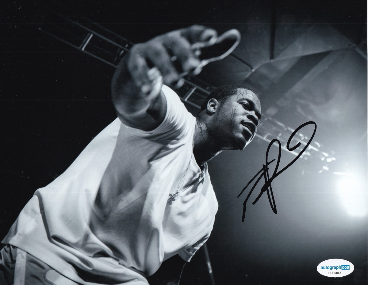 A$AP ASAP FERG signed (BUTCHER SHOP) Rap Hip Hop Music 8X10 photo ACOA SD86847
