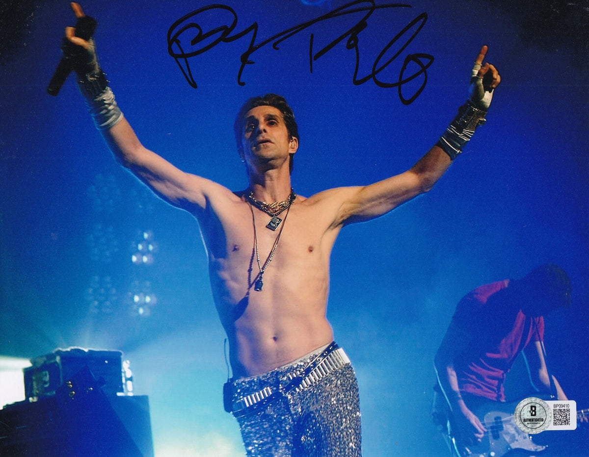PERRY FARRELL signed (JANES ADDICTION) Music 8X10 photo BECKETT BAS BP09410