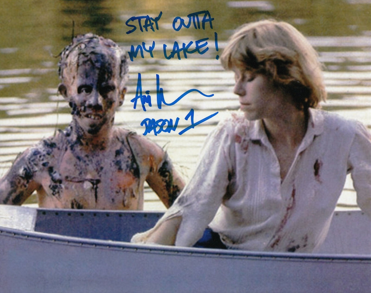 ARI LEHMAN signed (FRIDAY THE 13TH) Jason 1 8X10 autographed photo W/COA #1