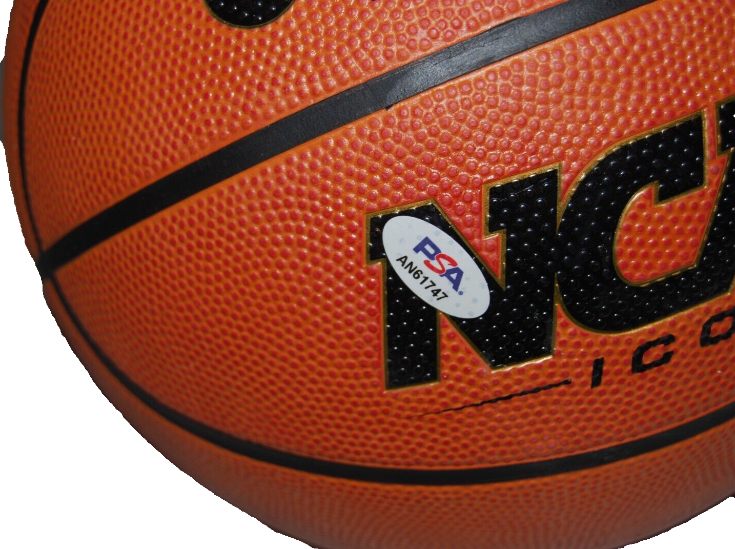 JOHNNY DAWKINS signed (DUKE BLUE DEVILS) WILSON NCAA Rubber basketball PSA/DNA