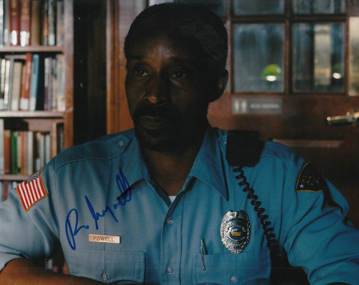 ROB MORGAN signed (STRANGER THINGS) 8X10 *OFFICER POWELL* photo W/COA #2