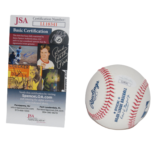 BILL MELTON signed (CHICAGO WHITE SOX) OML baseball JSA Authenticated LL18341