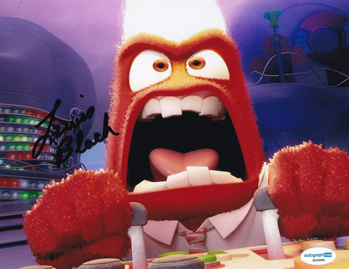 LEWIS BLACK signed (INSIDE OUT 2) Anger movie autograph 8x10 photo ACOA SD29666