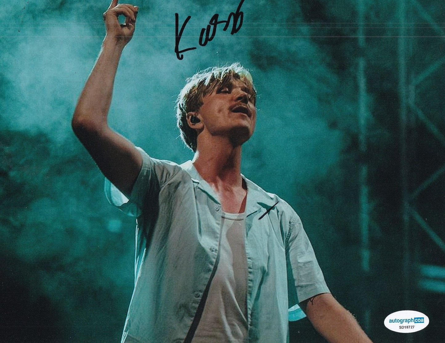 KASBO signed (EDM DJ) Running in a Dream autographed 8X10 photo ACOA SD18727