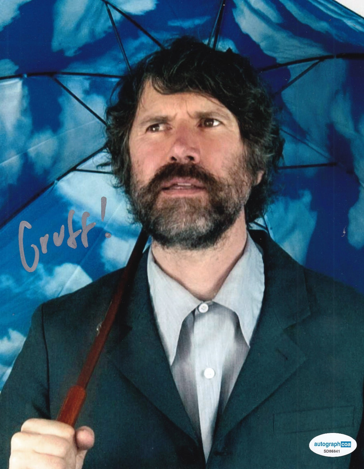 GRUFF RHYS signed (Candylion) Composer Filmmaker Music 8X10 photo ACOA SD86841
