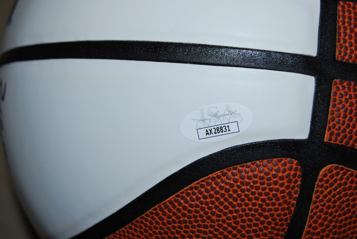CHEROKEE PARKS signed (DUKE BLUE DEVILS) auto F/S LOGO basketball JSA AX28831