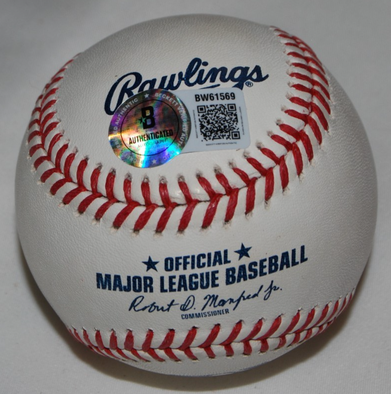 CHASE MEIDROTH signed (CHICAGO WHITE SOX) Major League baseball BECKETT BW61569
