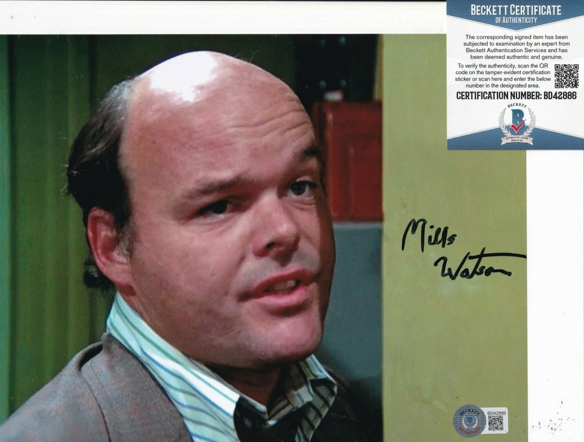 MILLS WATSON signed (THE HARDY BOYS NANCY DREW) 8X10 photo BECKETT BAS BD42886