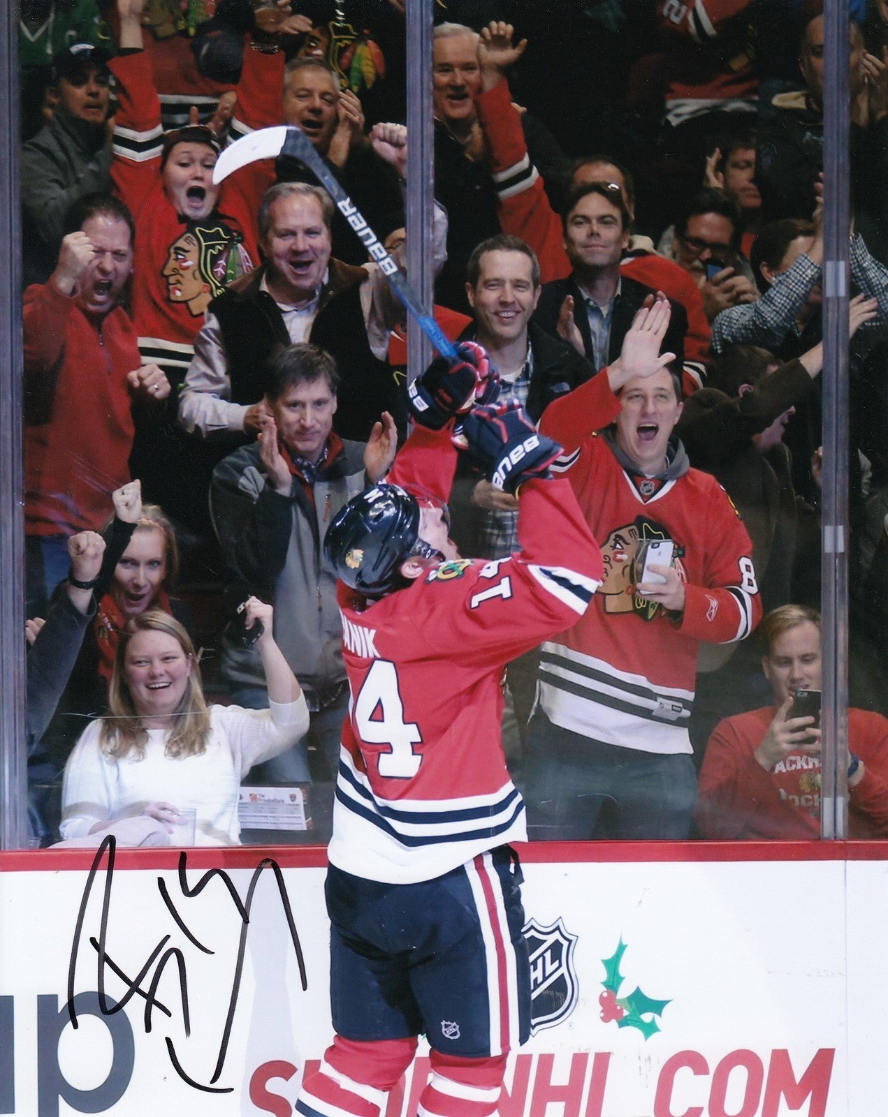 RICHARD PANIK signed (CHICAGO BLACKHAWKS) 8X10 AUTOGRAPHED photo W/COA #5