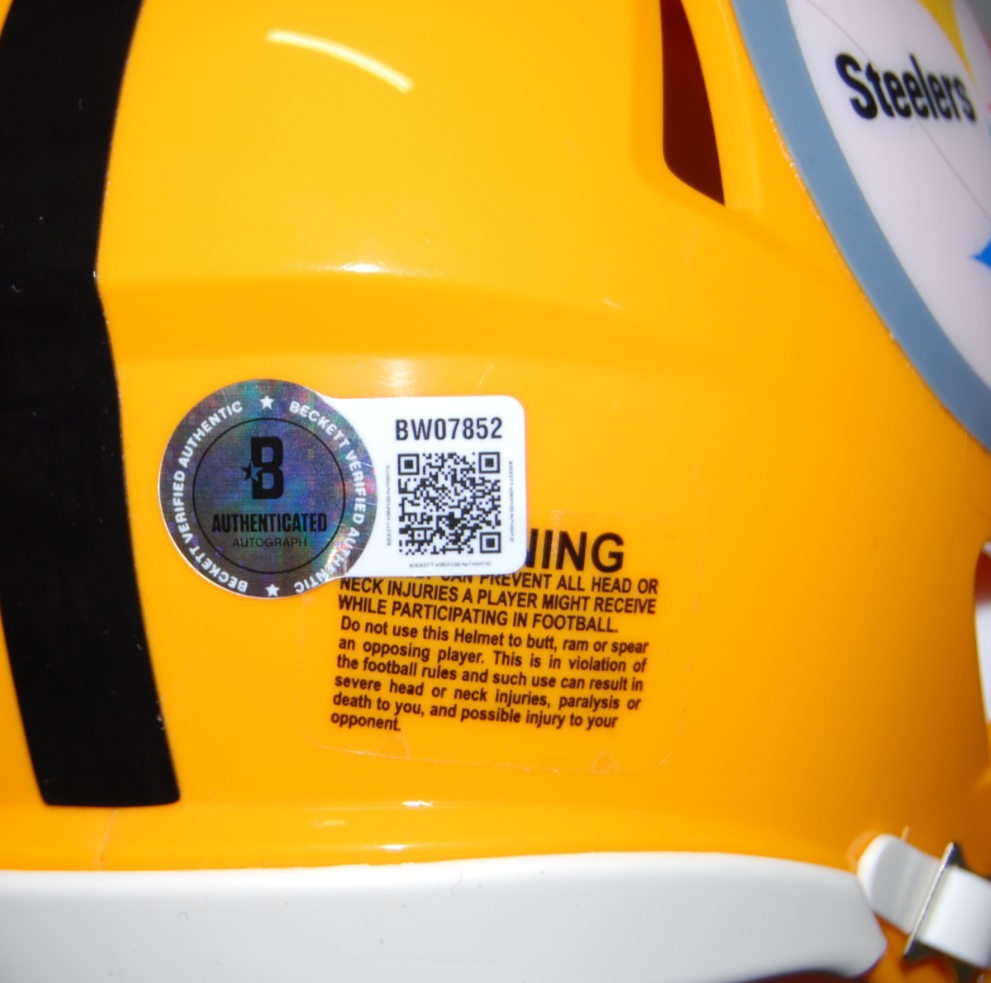 ART ROONEY II signed (PITTSBURGH STEELERS) mini football helmet BECKETT BW07852