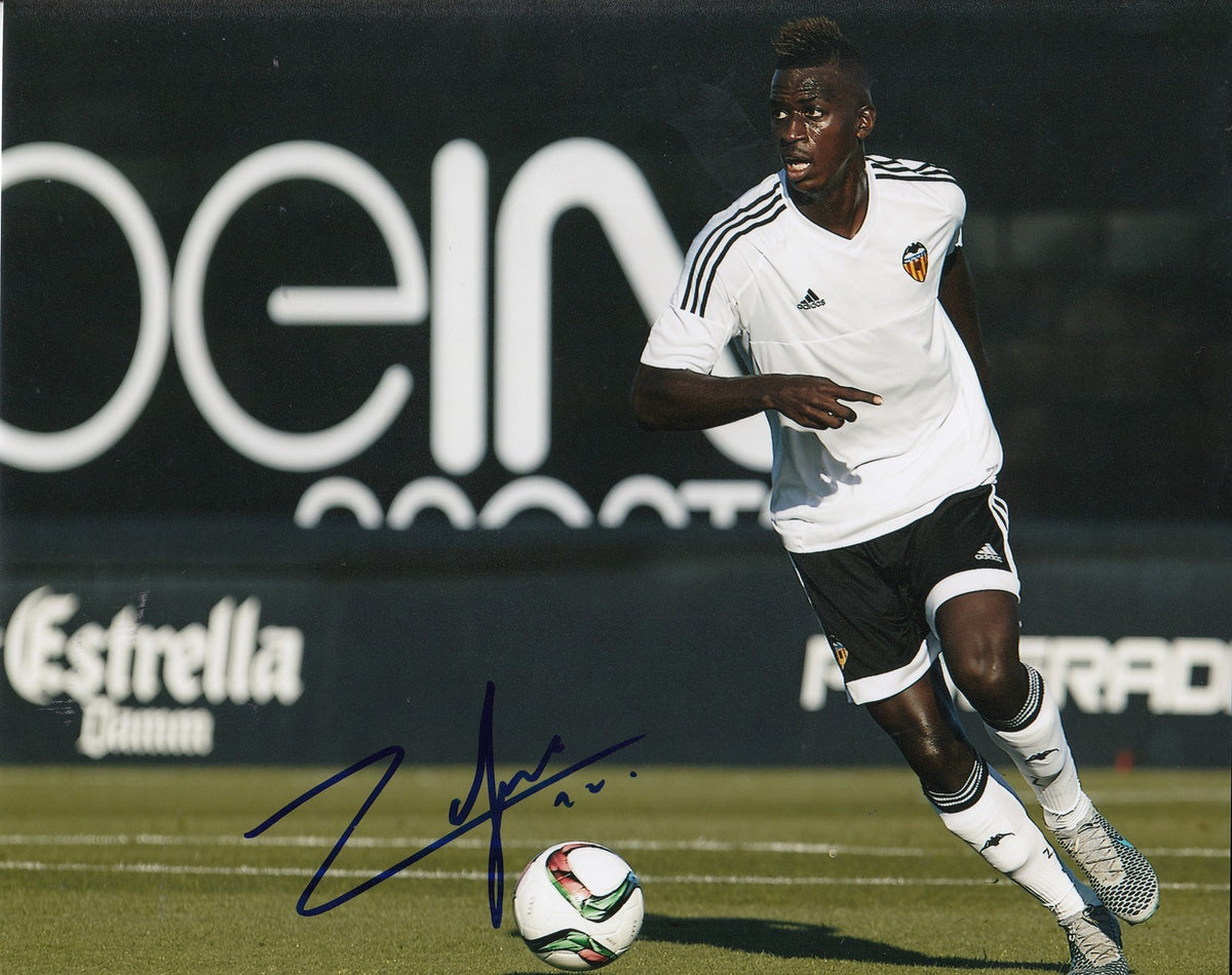 WILFRIED ZAHIBO signed (NEW ENGLAND REVOULTION) MLS SOCCER 8X10 photo W/COA #2