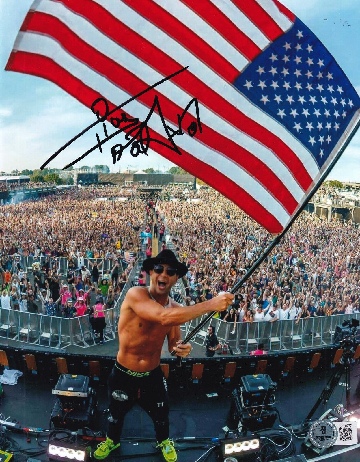 TIMMY TRUMPET signed (FREAKS) Music Eternity 8X10 photo BECKETT BAS BP30777