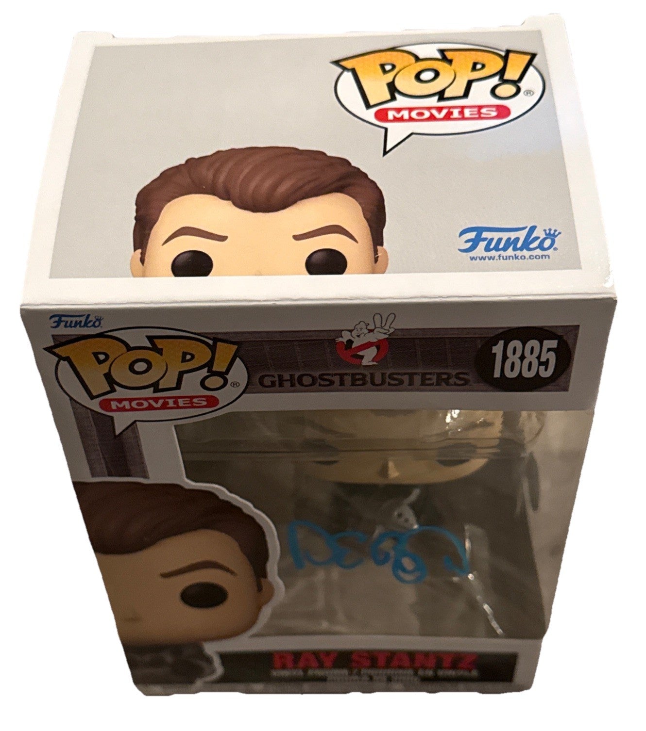 DAN AYKROYD signed (GHOSTBUSTERS) Ray Stantz Funko Pop #1885 BECKETT 3W041851