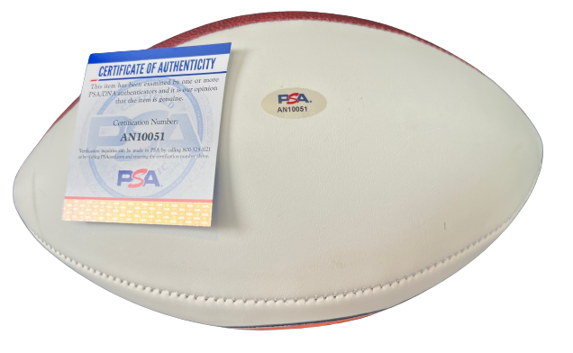 ROSCHON JOHNSON signed (CHICAGO BEARS) F/S logo football PSA/DNA AN10051