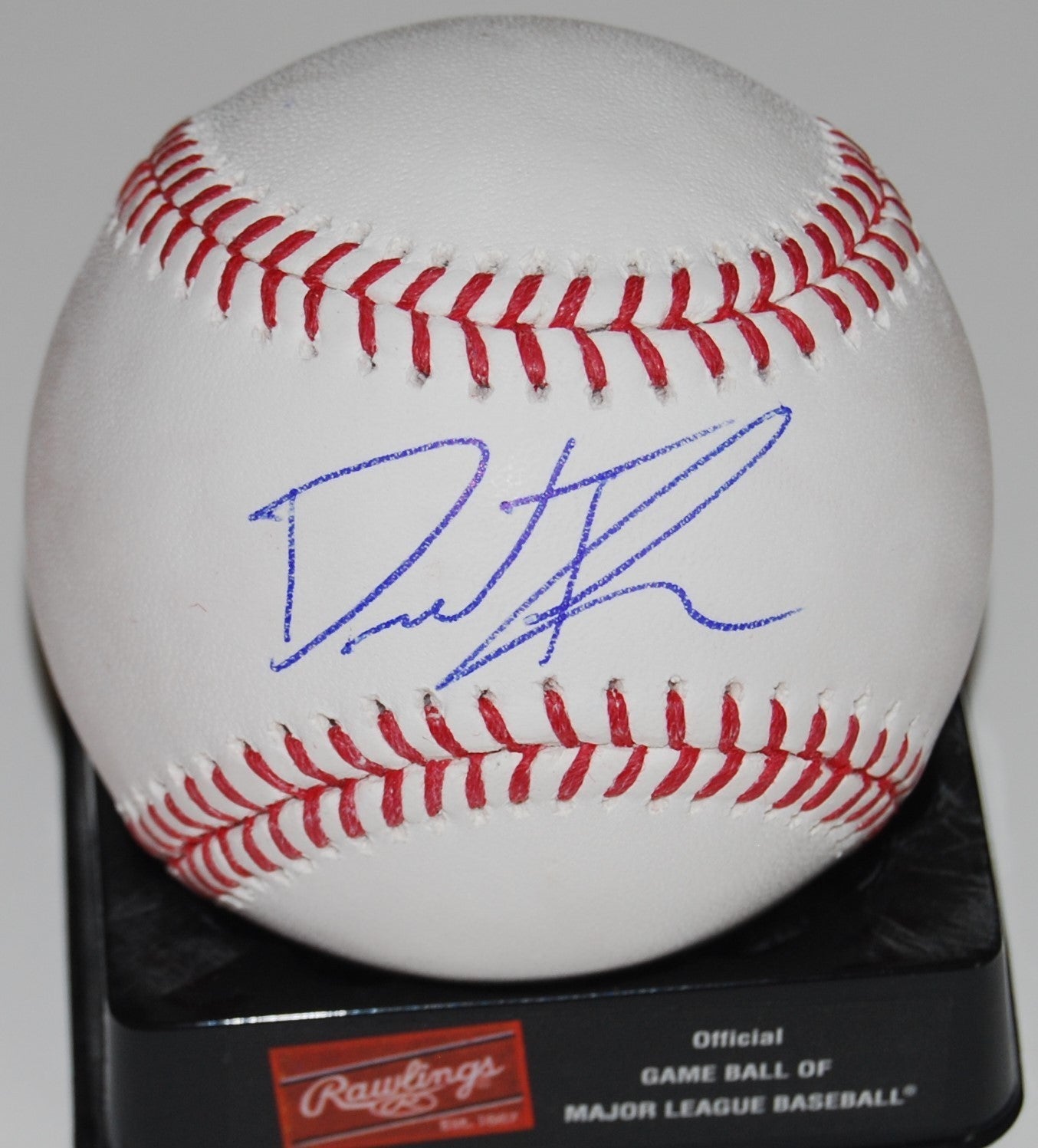 DAVID THOMPSON signed (NEW YORK METS) Official Major League baseball W/COA