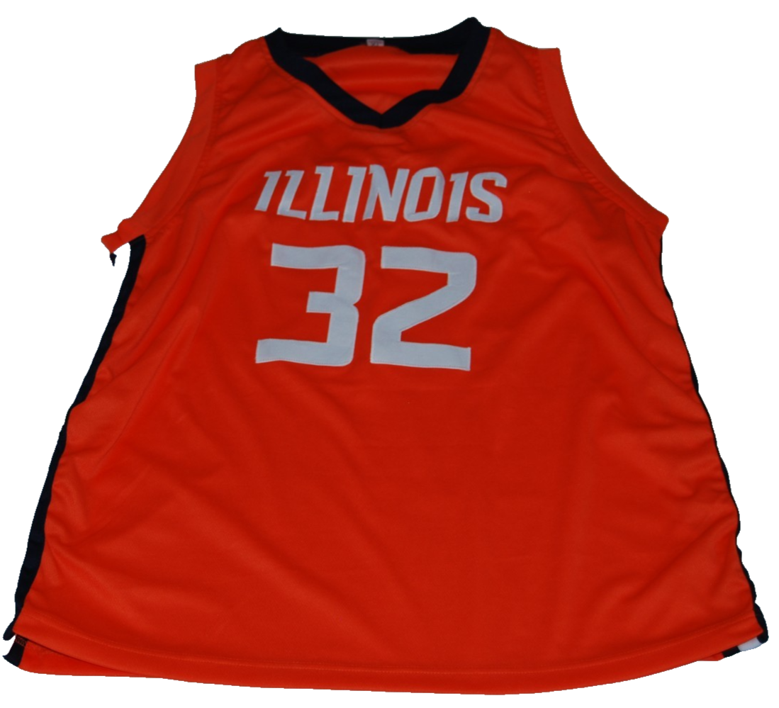 KASPARAS JAKUCIONIS signed (ILLINOIS FIGHTING ILLINI) jersey PSA/DNA AO79795