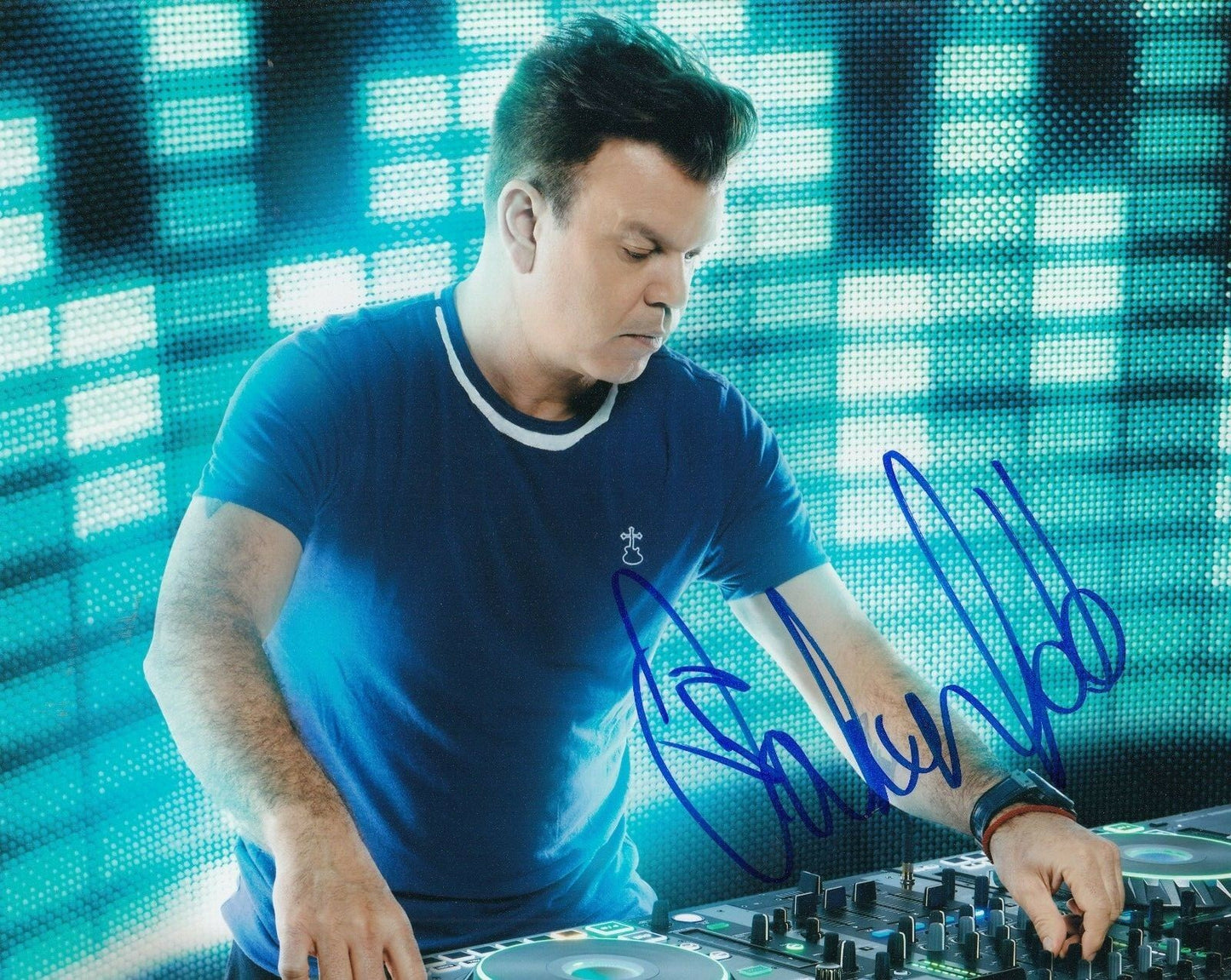 PAUL OAKENFOLD signed (3 X GRAMMY NOMINEE DJ) Perfecto music 8X10 photo W/COA #5