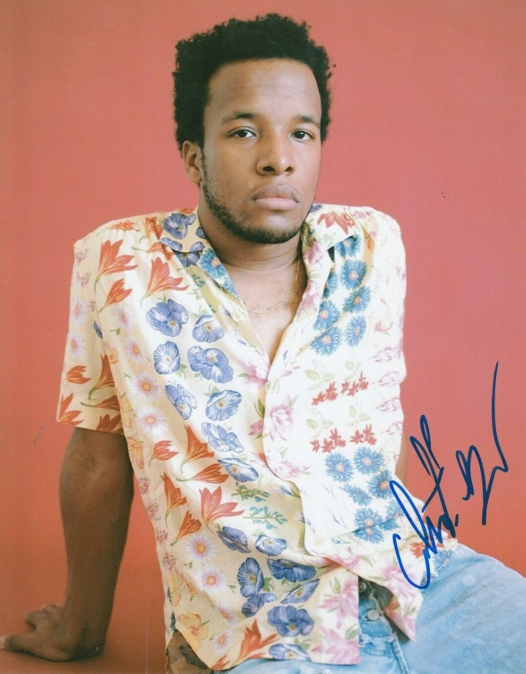 CAUTIOUS CLAY signed (BLOOD TYPE) Music Singer 8X10 photo *Cold War* W/COA #2