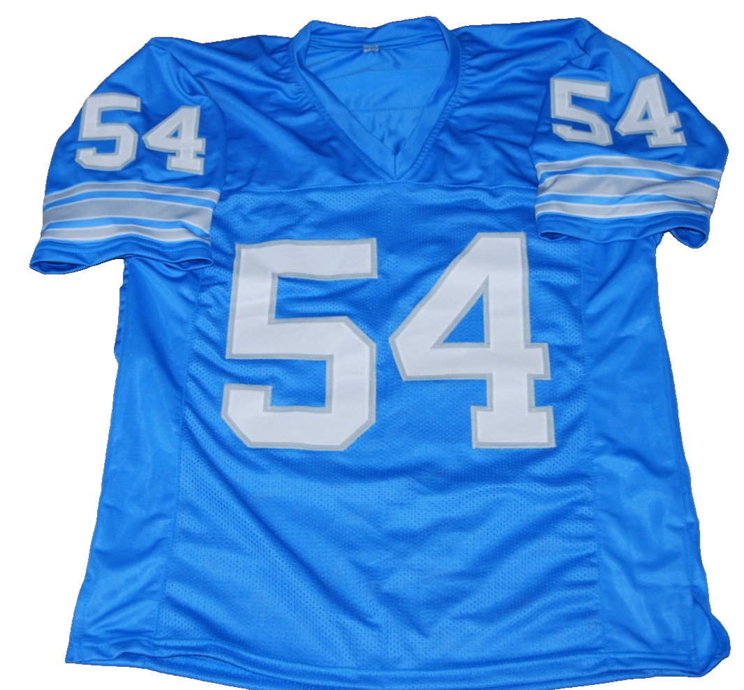 CHRIS SPIELMAN signed (DETROIT LIONS) custom football jersey BECKETT BAS BW61028