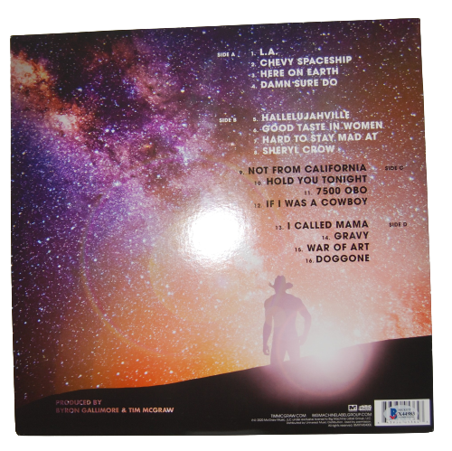 TIM MCGRAW signed (HERE ON EARTH) Vinyl autographed RECORD ALBUM LP BECKETT #2