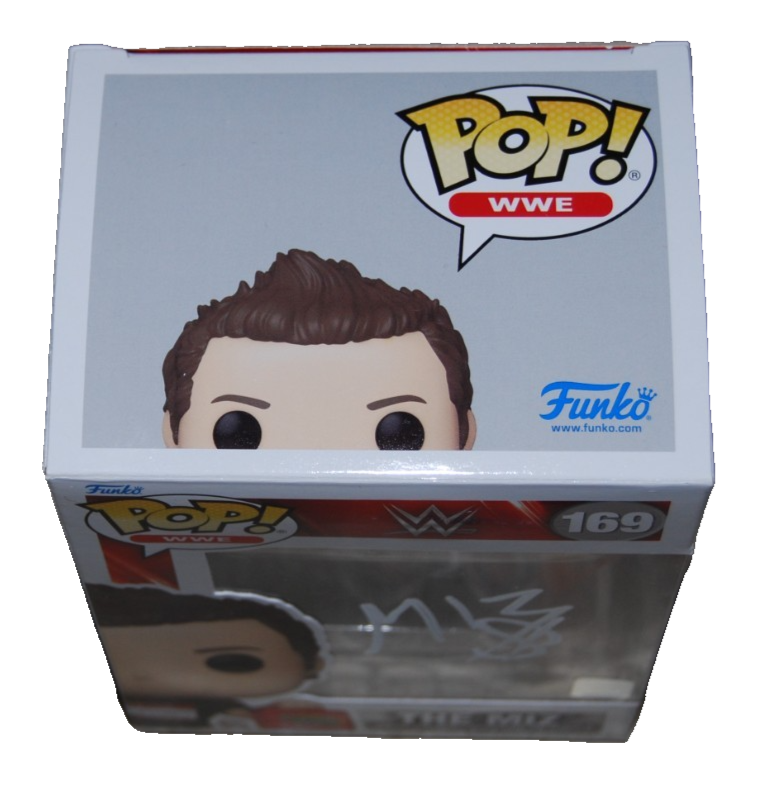 MICHAEL MIZANIN signed THE MIZ Money in the Bank Funko pop #169 BECKETT BU41125