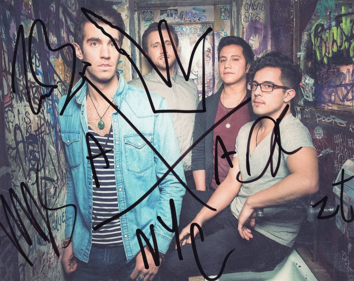 American Authors Group signed 8x10 Photo w/COA Rock N Roll