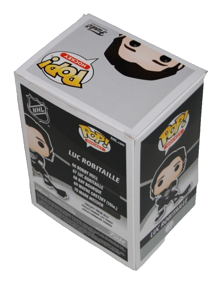LUC ROBITAILLE signed (LOS ANGELES KINGS) Hockey #67 Funko Pop BECKETT BM39122