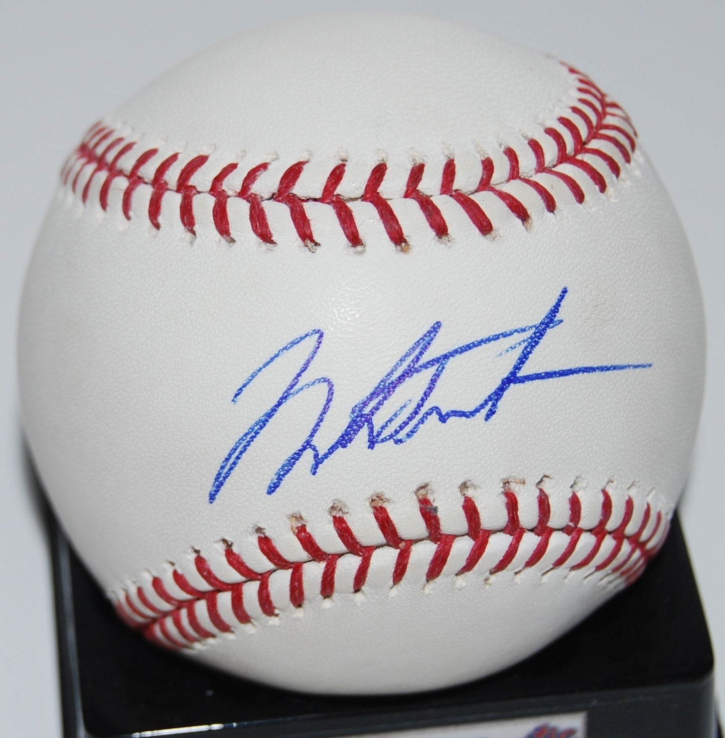 MARK TRUMBO signed OML baseball *BALTIMORE ORIOLES* autographed W/COA #2
