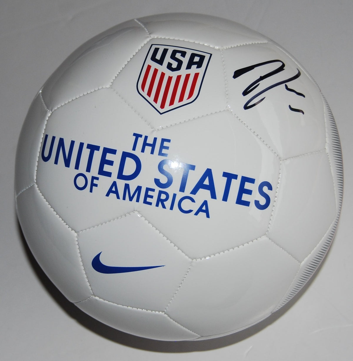 DOM DWYER signed *TEAM USA* signed MEN'S SOCCER BALL W/COA ORLANDO PRIDE