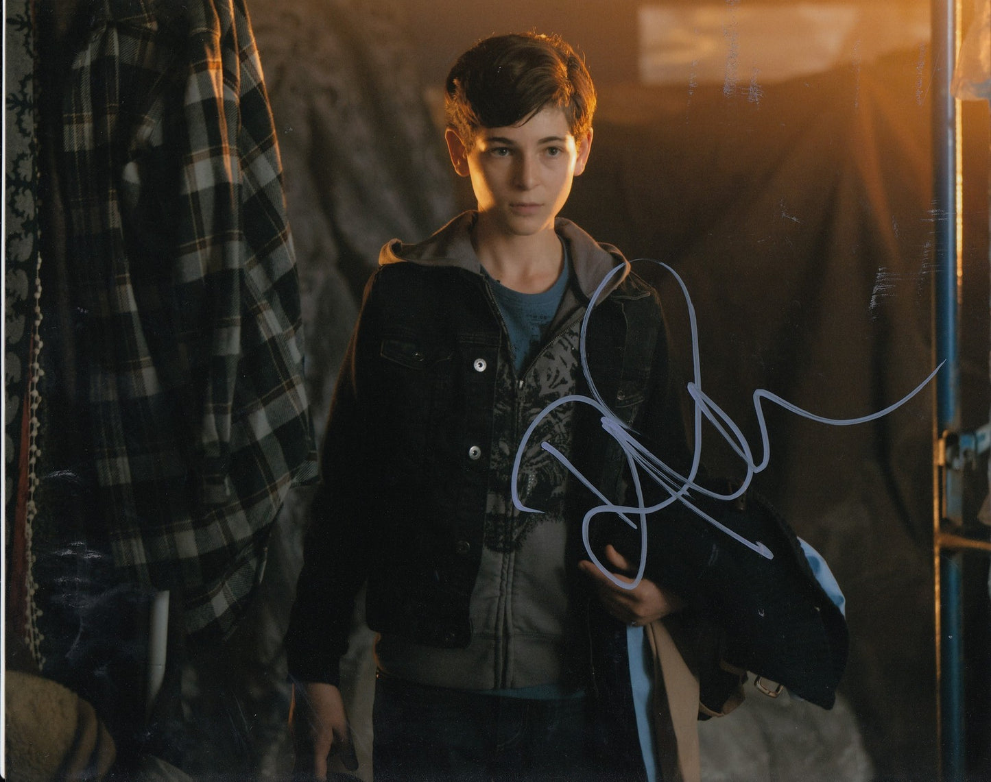 DAVID MAZOUZ signed *GOTHAM* Bruce Wayne TV SHOW 8X10 photograph W/COA #5