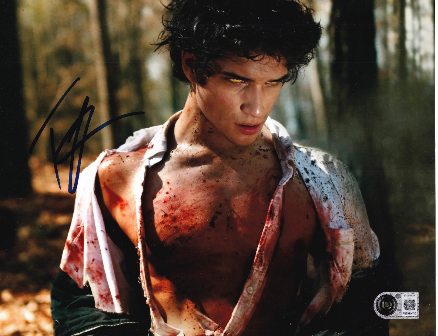 TYLER POSEY signed (TEEN WOLF) Scott McCall 8X10 photo BECKETT BAS BY085725