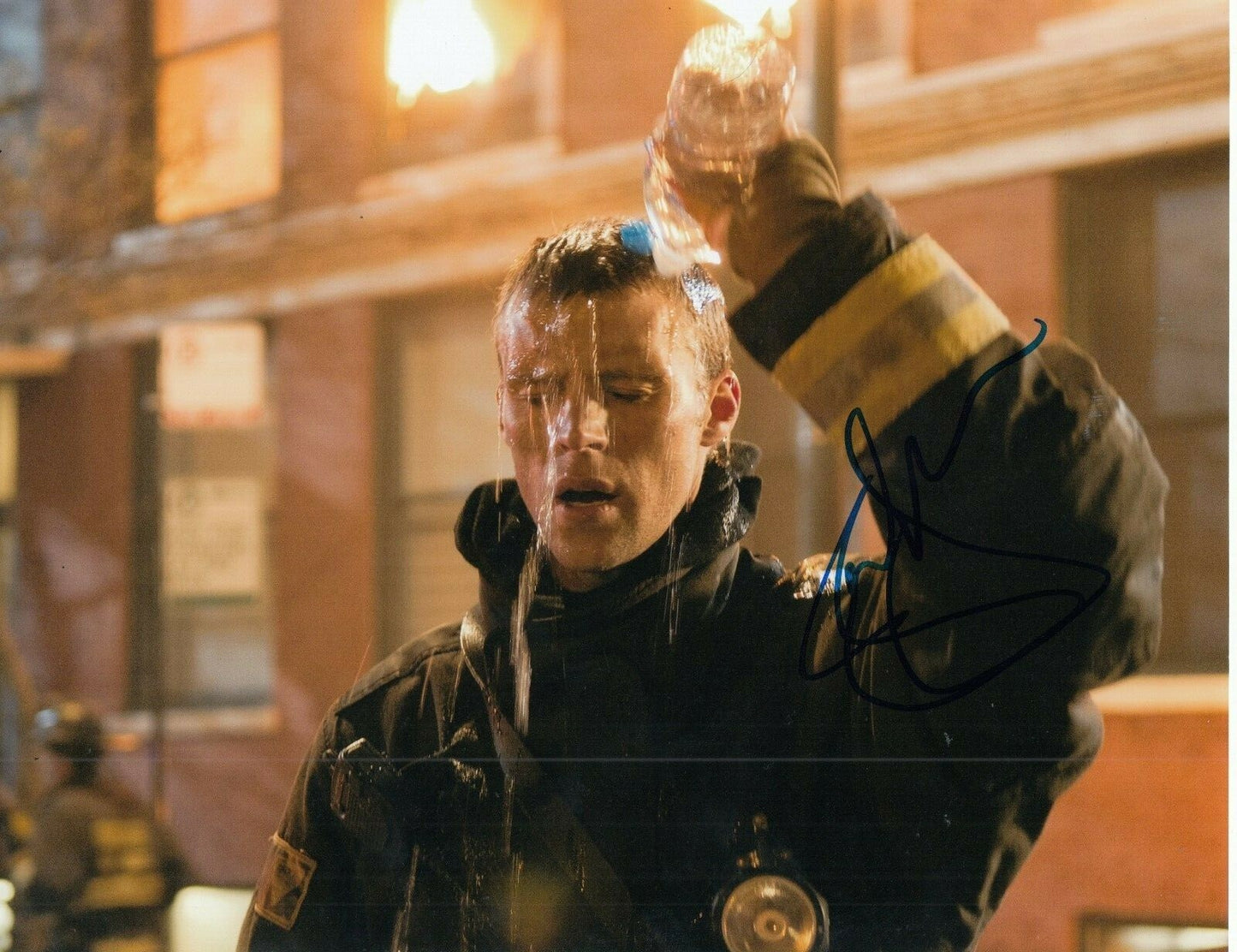 JESSE SPENCER signed (CHICAGO FIRE) TV SHOW 8X10 photo *Matthew Casey* W/COA #8