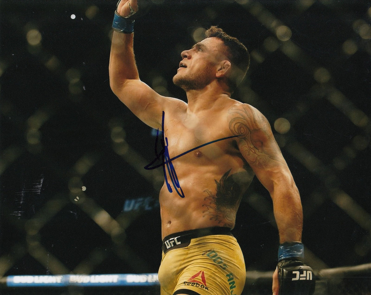 RAFAEL DOS ANJOS signed (UFC) MMA FIGHTING RDA Welterweight 8X10 photo W/COA #4