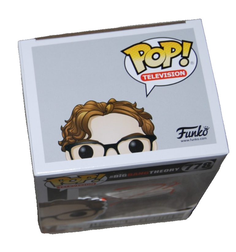 JOHNNY GALECKI signed (BIG BANG THEORY) Leonard #778 Funko Pop #BECKETT BU41140