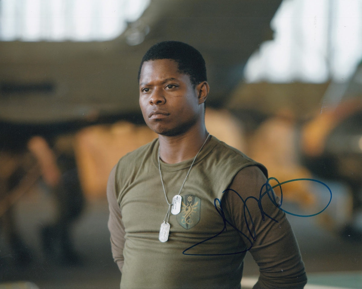 JASON MITCHELL signed (KONG SKULL ISLAND) MILLS 8X10 photo W/COA